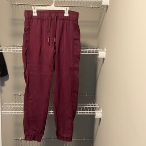 10 Plum Jogger Pant in Size Small